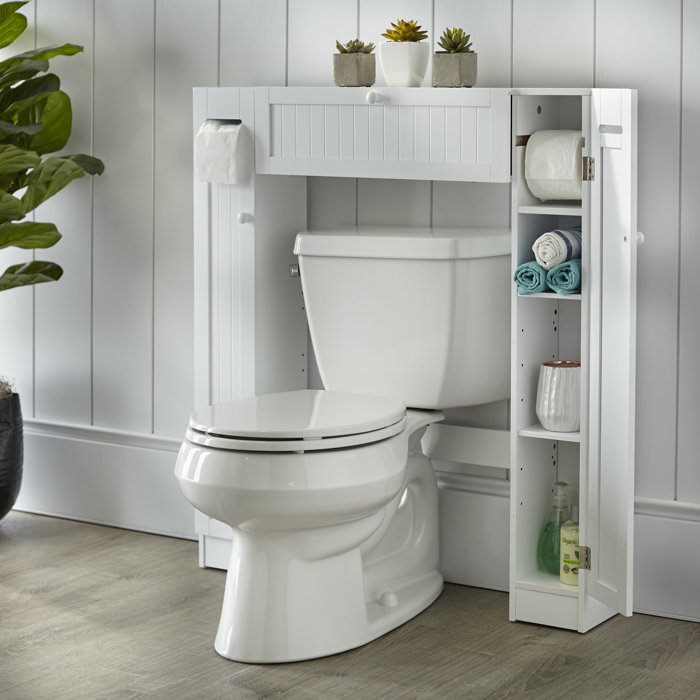 Latitude Run® Jordane Freestanding OvertheToilet Storage & Reviews